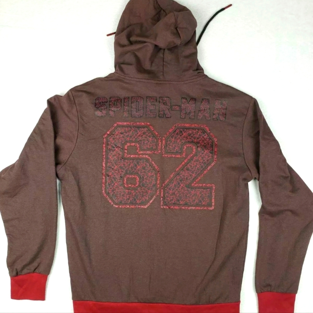 Spider Man Men's Zip Up Hoodie - Picture 5 of 11
